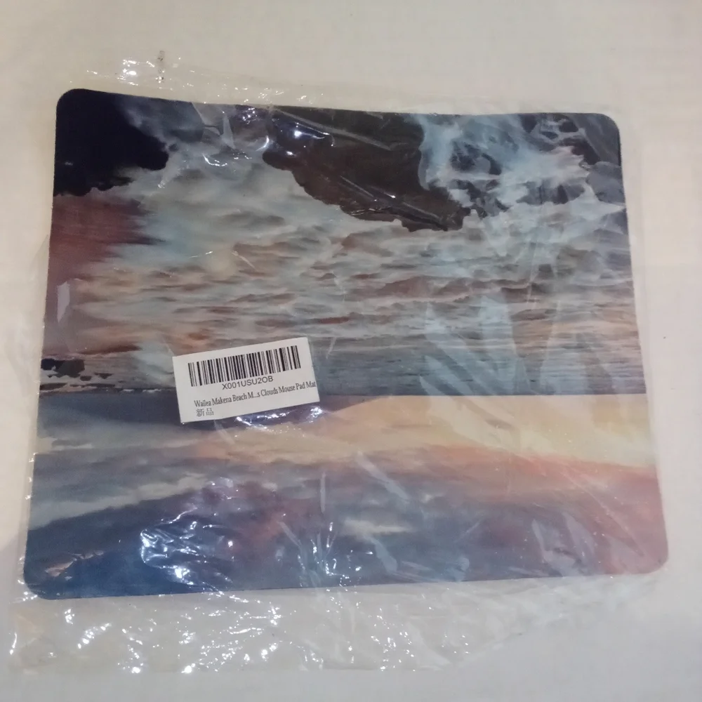 Wailea Makena Beach Hawaii Waves Ocean View Computer Mousepad